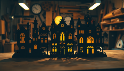 Elevate Your Halloween Decor with the Best Haunted House SVG Files for Glowforge and Laser Cutting in 2025