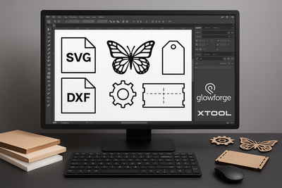 How to Prepare SVG & DXF Files for Glowforge and xTool: Format, Settings, Pro Tips