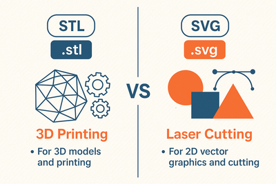 STL vs SVG: What’s the Difference and Which File Do You Need?